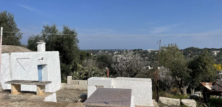 Trullo in Ostuni with Panoramic views for sale
