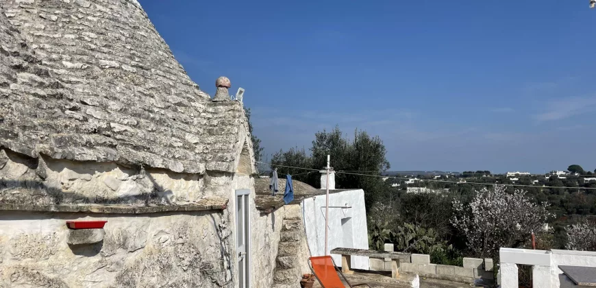 Trullo in Ostuni with Panoramic views for sale