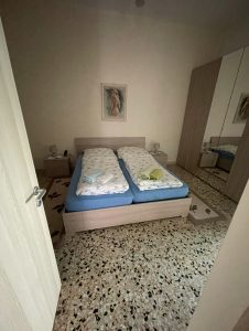 Bedroom with sea view in holiday home Specciolla Apulia